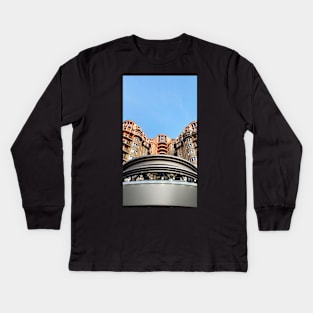 House in the sunset Kids Long Sleeve T-Shirt